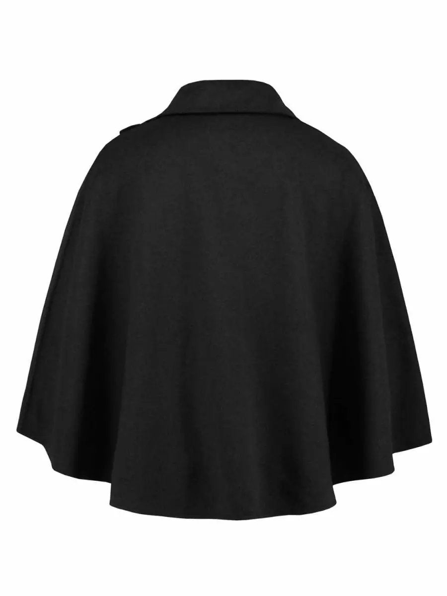 Collared Neck Cropped Cape - Love Salve